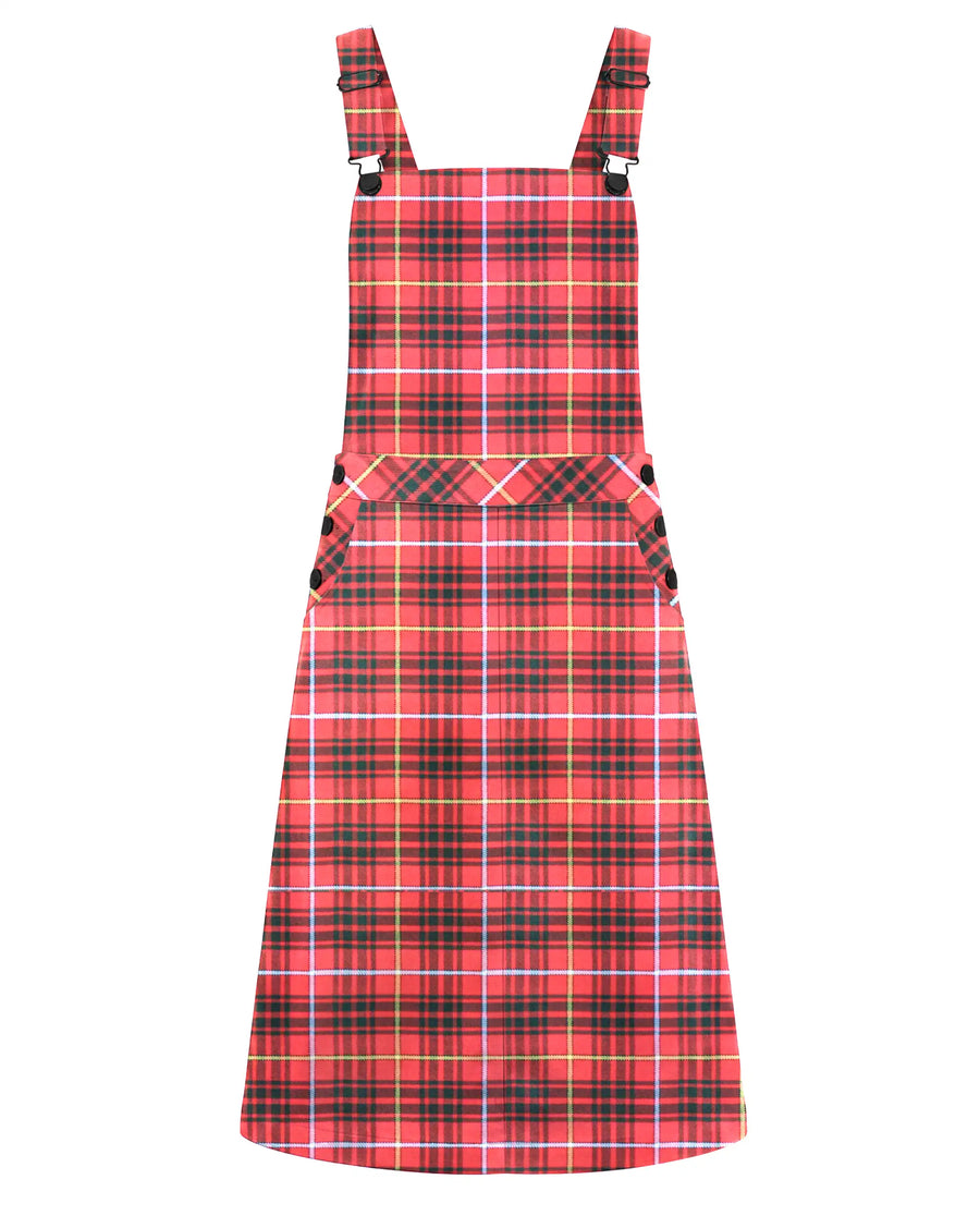 Bruce Tartan Ladies Pinafore Dress