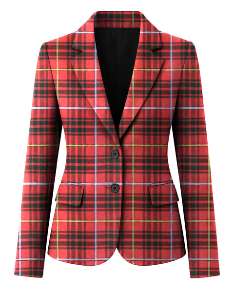 Bruce Tartan Jacket 2 Button Fastening