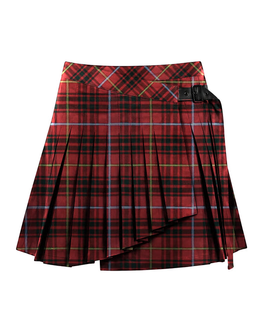 Bruce Lassie Wrap Plaid Skirt
