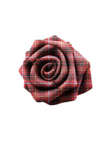 Bruce Tartan Rose Brooch