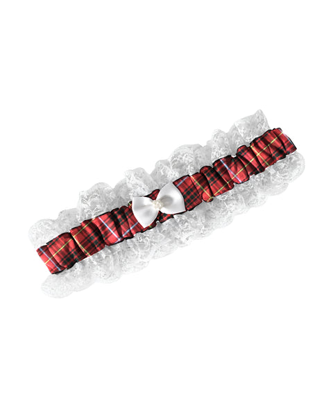 Wedding Garters in Bruce tartan