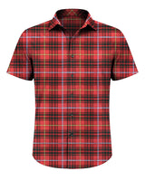 Bruce Plaid Short Sleeve Button Shirt