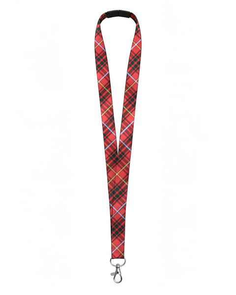 Lanyards in Bruce tartan