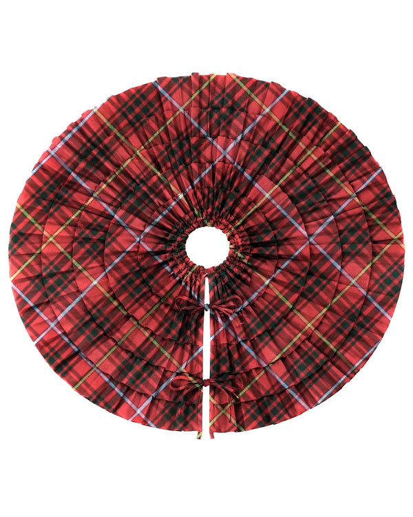 Bruce Ruffled Christmas Tree Skirt Decor