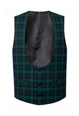 Campbell Tartan Men's Tartan Waistcoat with Horseshoe Neck