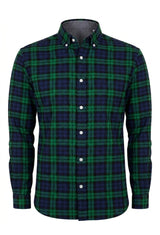 Campbell Plaid Long Sleeve Button Shirt