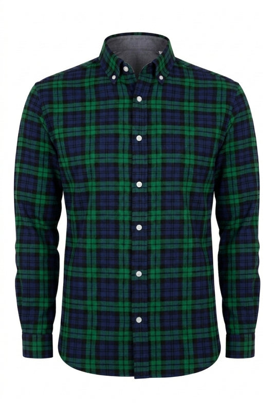 Campbell Plaid Long Sleeve Button Shirt