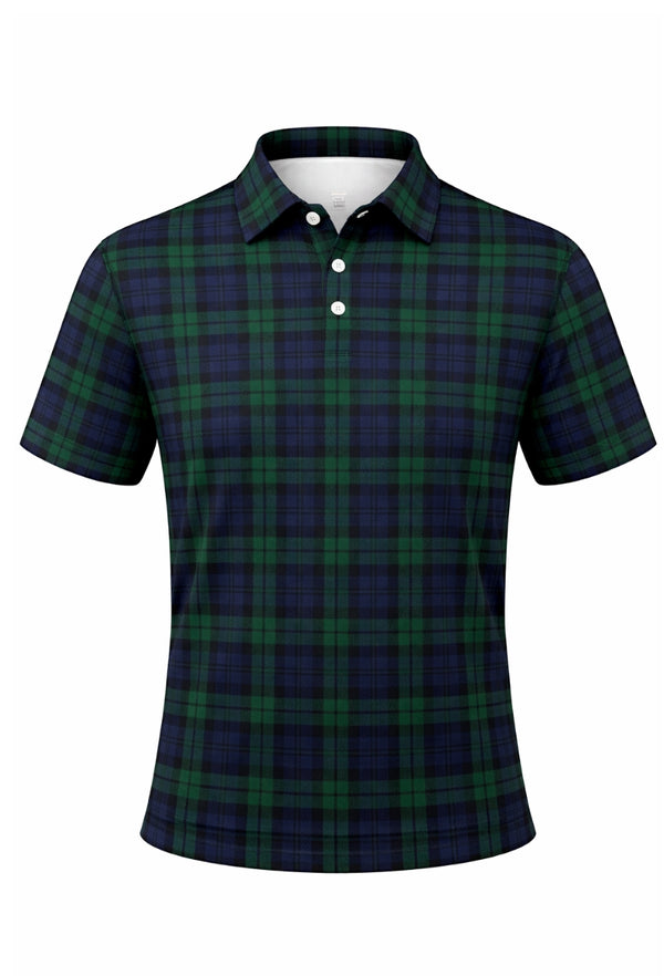 Campbell Plaid Polo Shirt