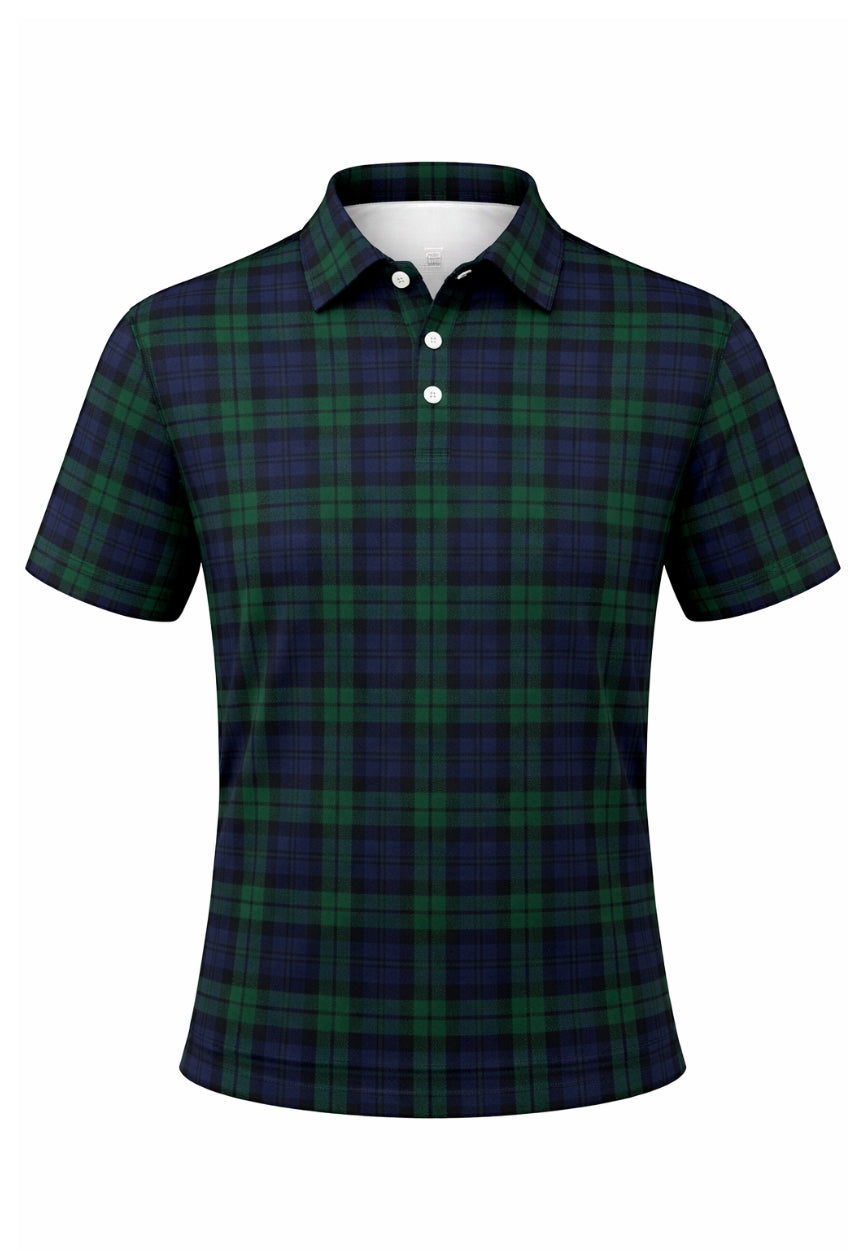 Campbell Plaid Polo Shirt