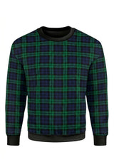 Campbell Tartan Round Neck Full Sleeve Tartan Polo Shirt