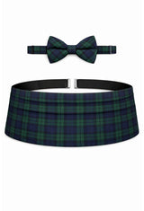 Campbell Tartan Cummerbund & Bow Tie Set