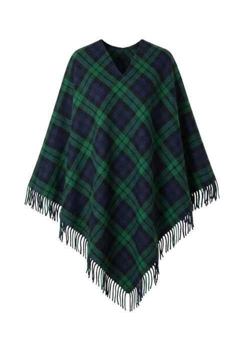 Campbell Tartan Women's Tartan Poncho