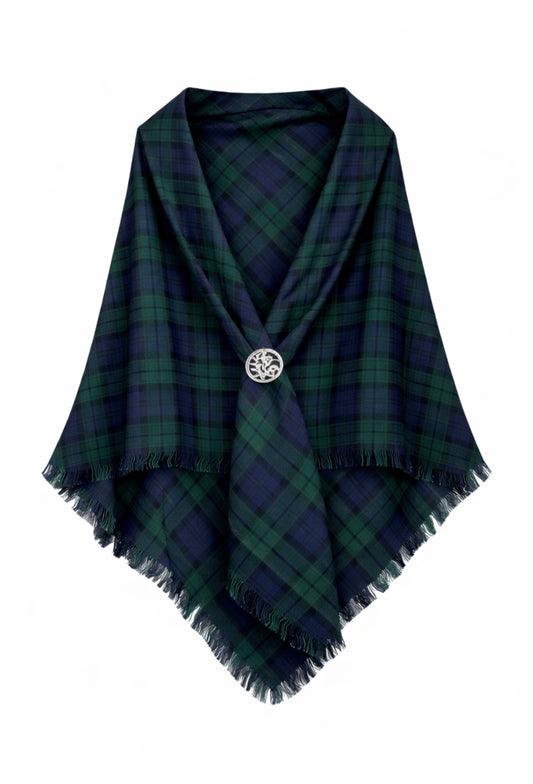 Campbell Women's Tartan Shawl