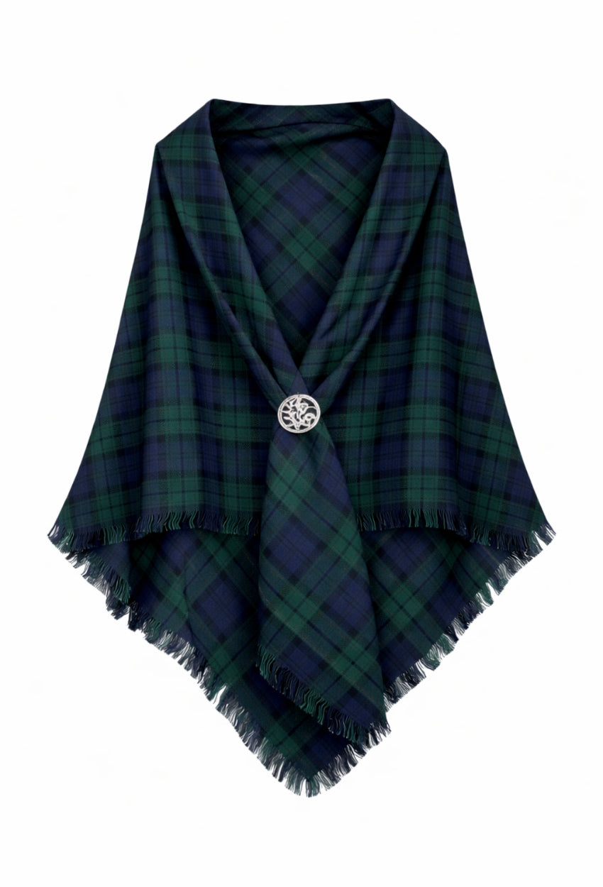 Campbell Women's Tartan Shawl