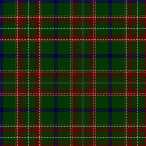 Canadian Caledonian Hunting tartan swatch