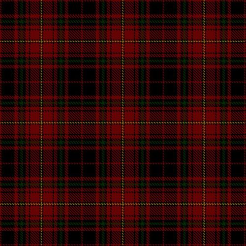 Canterbury tartan swatch