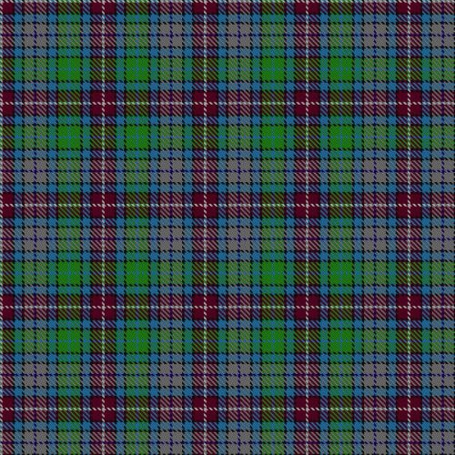 Caribou District tartan swatch