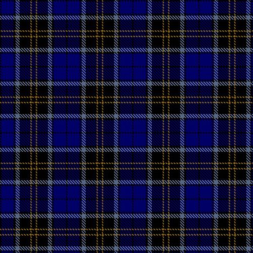 Carrick District Tartan T-Shirt Half of Me - Cross Style