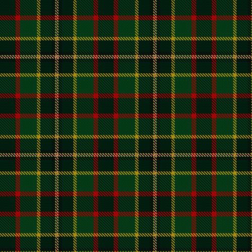 Cates Hunting tartan swatch