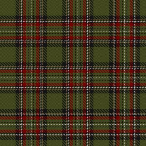 Cavalier Green tartan swatch