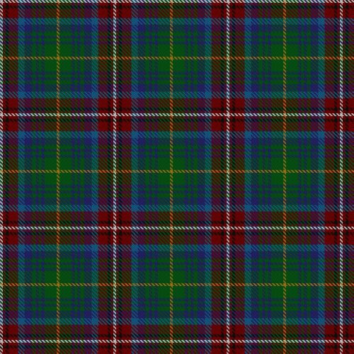 Chattahoochee River tartan swatch