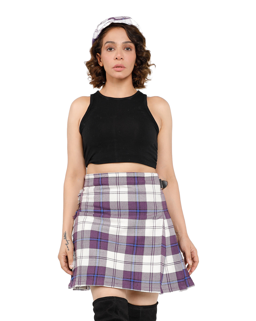 Classic Buckle-up Pleat Kilt