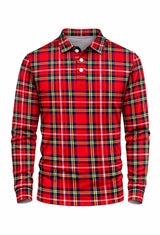 Royal Stewart Full Sleeve Tartan Polo Shirt