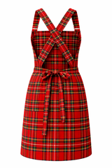 Royal Stewart Tartan Cross Back Apron