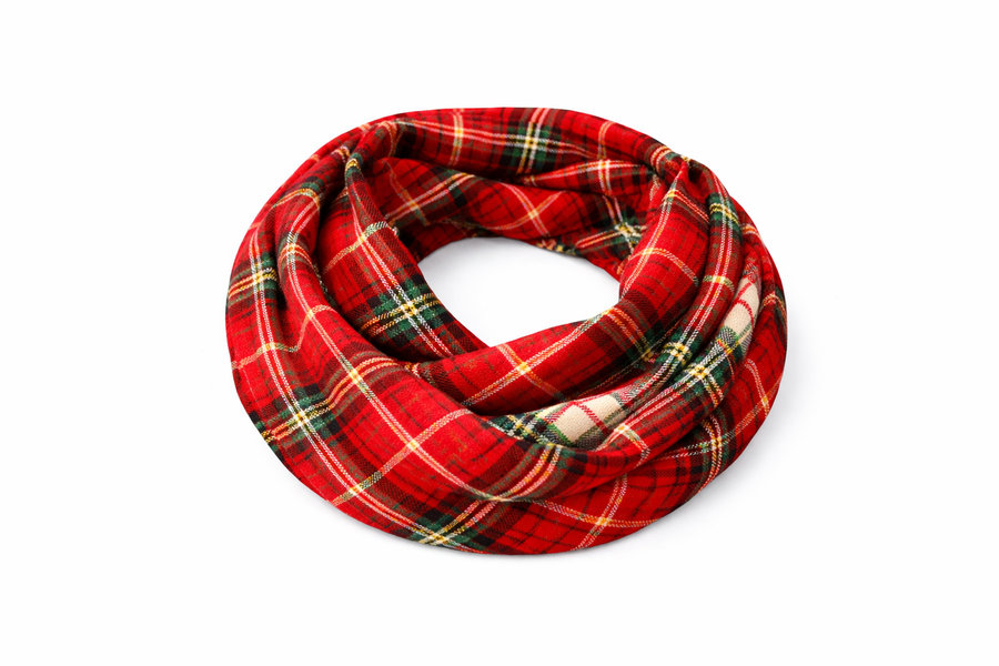 Royal Stewart Tartan Infinity Scarf