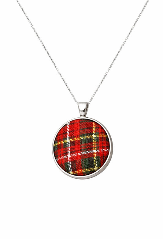 Royal Stewart Tartan Pendant