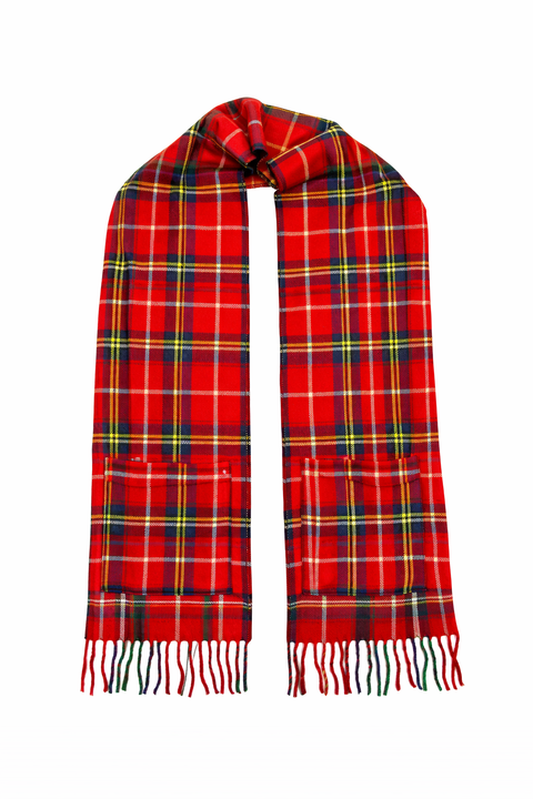 Royal Stewart Tartan Pocket Scarf