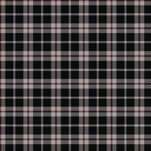 Cornish Flag tartan swatch