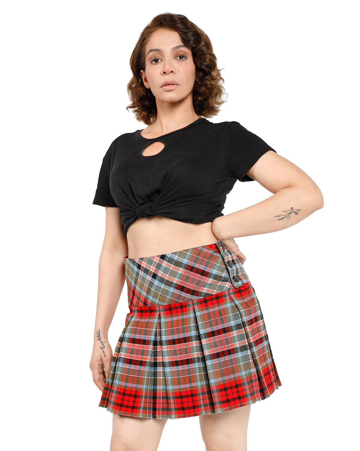 Criss-Cross Pleat Skirt – Scottish Kilt