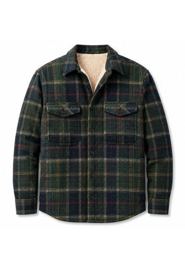 Cruachan Sherpa-Lined Flannel Shirt Jacket