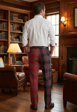 Dual Tartan Contrast Pant