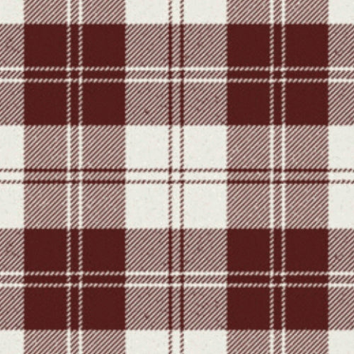 Erskine Burgundy tartan swatch