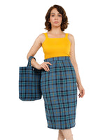 Buchanan Eternal Grace Plaid Midi Skirt