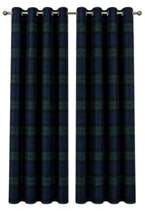 Eyelet Tartan Curtains