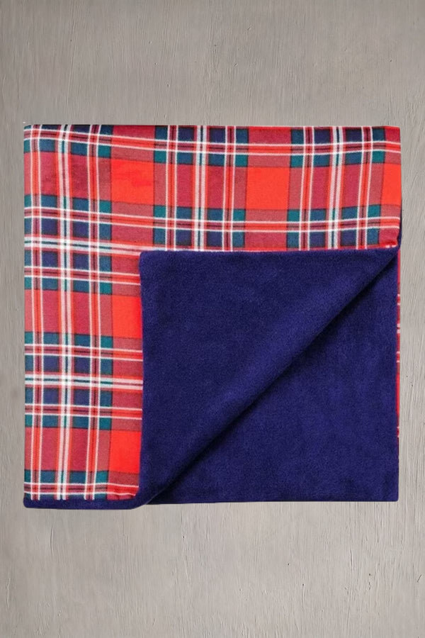 Fleece Backed Tartan Throw