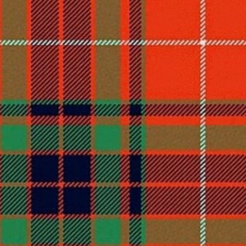 Fraser Gathering Red Ancient tartan swatch