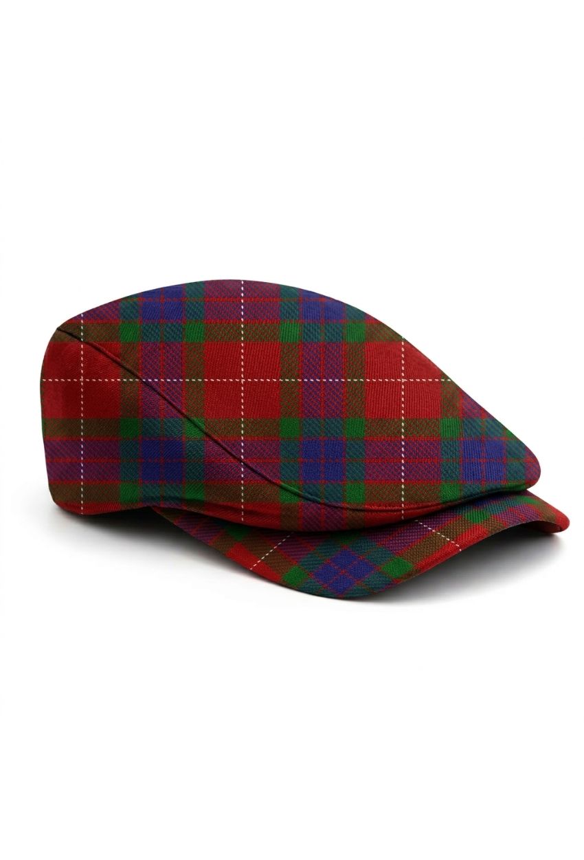 Fraser Button Down Plaid Flat Cap