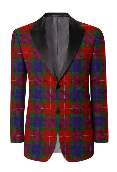 Fraser Tartan Men's Single Breasted Tartan Dinner Jacket