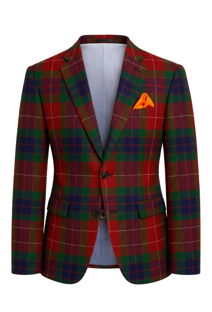 Fraser Tartan Men's Tartan Suit Jacket