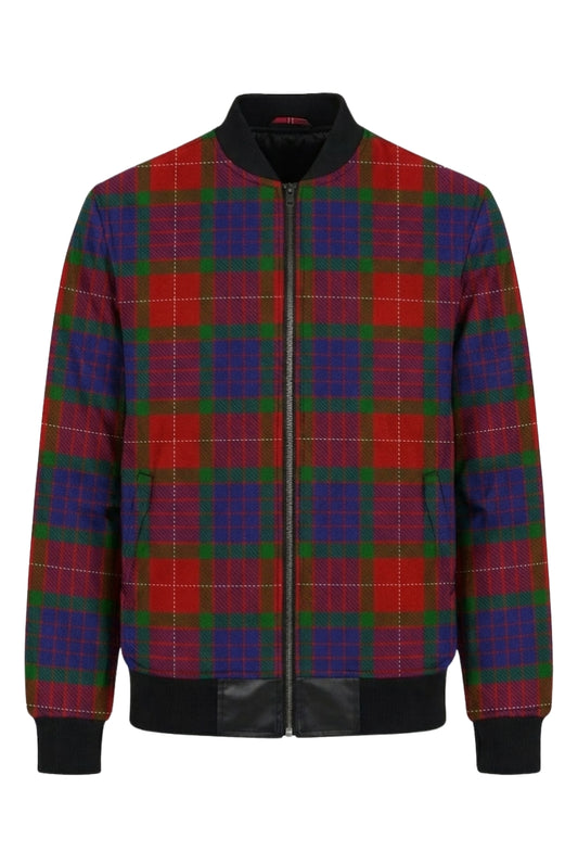 Fraser Plaid Bomber Jacket