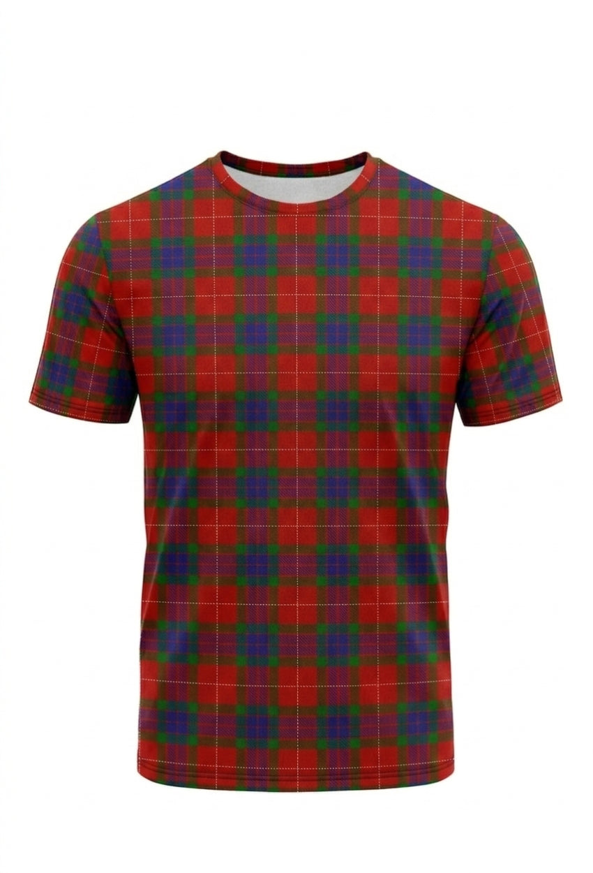 Fraser Round Neck Half Sleeve Plaid Shirt