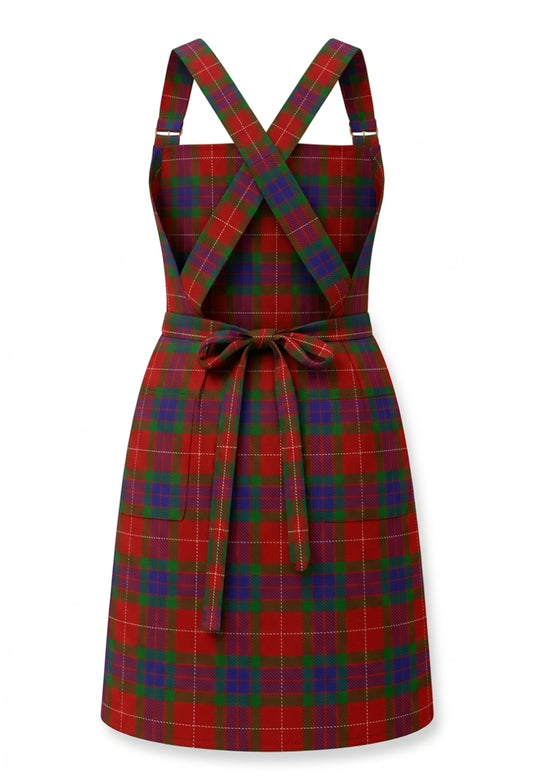 Fraser Tartan Cross Back Apron