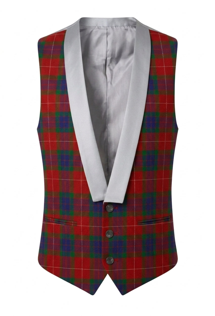 Fraser Tartan Vest With Lapels
