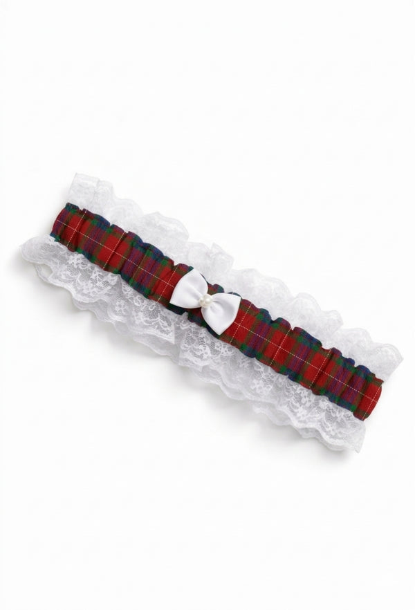 Fraser Tartan Wedding Garters