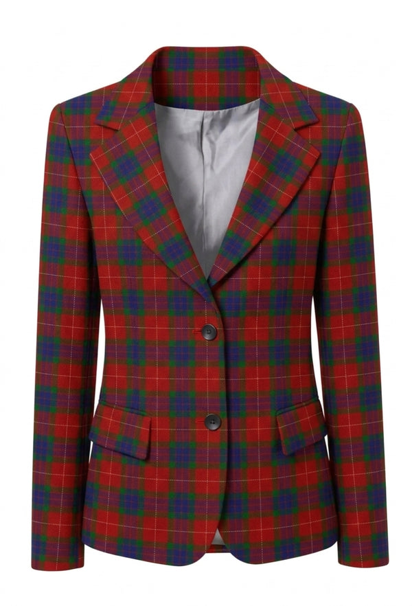 Fraser Tartan Women's Tartan Jacket 2 Button Fastening