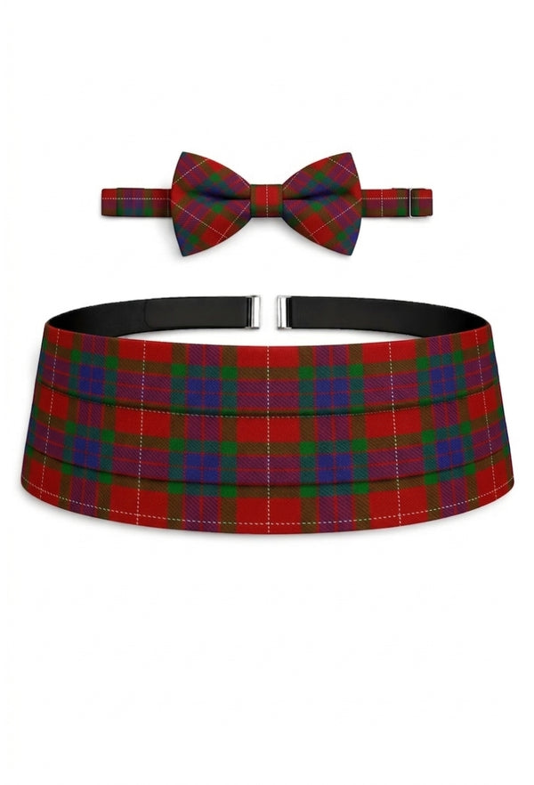 Fraser Tartan Cummerbund & Bow Tie Set